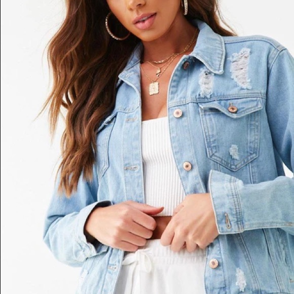 Forever 21 Denim Jacket - Picture 1 of 8